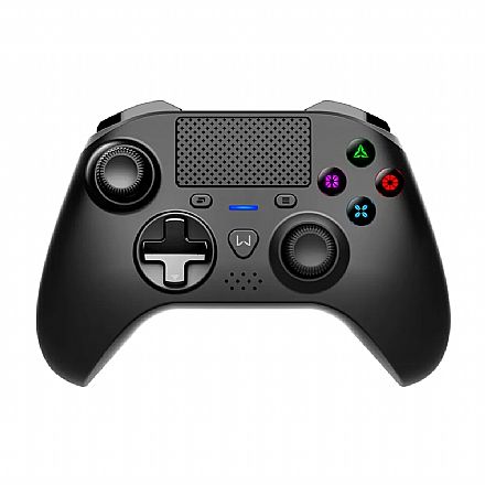 Controle Wireless Warrior Mine Pro JS0093 - Touchpad - Iluminação LED - Bluetooth 5.3 - Compatível com PS4 e PC - Preto Joystick & Volante - Controle Wireless Warrior Mine Pro JS0093 - Touchpad - Iluminação LED - Bluetooth 5.3 - Compatível com PS4 e PC - Preto