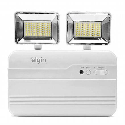 Luminária de Emergência LED - Bivolt - 22W - 2200 Lumens - Até 6 horas de autonomia - Elgin 48LEM2KL2200 Iluminação & Elétricos - Luminária de Emergência LED - Bivolt - 22W - 2200 Lumens - Até 6 horas de autonomia - Elgin 48LEM2KL2200