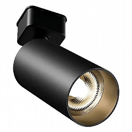 Iluminação & Elétricos - Spot LED para Trilho Eletrificado - 12W - 4000K Branco Neutro - Preto - Elgin 48TR12WP4000