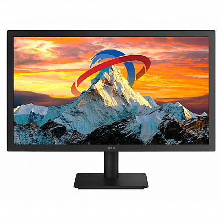 Monitor 21.5 Monitor - Monitor 21.5" LG 22U403A-B - Painel VA - Full HD - 120Hz VRR - 5ms - Suporte VESA - HDMI