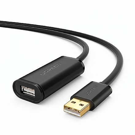 Cabo Extensor USB 2.0 Ativo - 5 metros (A macho / A fêmea) - Ugreen US121 - 10319
Cabo & Adaptador - Cabo Extensor USB 2.0 Ativo - 5 metros (A macho / A fêmea) - Ugreen US121 - 10319