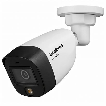 Segurança CFTV - Câmera de Segurança Bullet Intelbras VHD 1220 B FC+ - Lente 2.8mm - Proteção IP67 - Full Color LED 20m - Full HD - 4560096