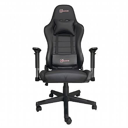 Cadeira Gamer Kalkan Aesir 2D - Encosto Reclinável 180° - Até 120kg - Preta - KLK00027 Cadeiras - Cadeira Gamer Kalkan Aesir 2D - Encosto Reclinável 180° - Até 120kg - Preta - KLK00027