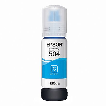 Refil de Tinta Epson T504222-BR - 70ml - Ciano - Para Multifuncionais Tanque de Tinta Epson L4150 / L4160 / L4260 / L6161 / L6171 / L6191 / L6270 / L14150 Cartucho - Refil de Tinta Epson T504222-BR - 70ml - Ciano - Para Multifuncionais Tanque de Tinta Epson L4150 / L4160 / L4260 / L6161 / L6171 / L6191 / L6270 / L14150