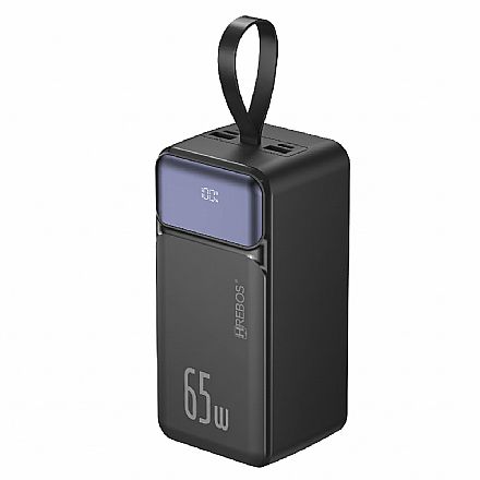 Power Bank Carregador Portátil Hrebos PB-960 - 65W - Carregamento Rápido - 50000mAh - USB-C e USB-A - Preto
Carregadores - Power Bank Carregador Portátil Hrebos PB-960 - 65W - Carregamento Rápido - 50000mAh - USB-C e USB-A - Preto
