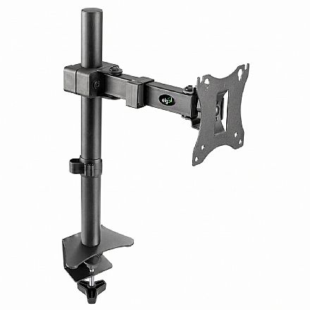 Suporte para Monitor / TV de 17 Suporte de Monitor/TV - Suporte para Monitor / TV de 17" a 34" - Articulado de Mesa com Regulagem de Altura - Padrão VESA - Preto - ELG F50N