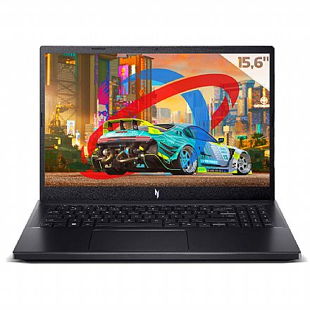 Notebook Acer Nitro V15 ANV15-52-96AQ Gamer - Intel i9 13900H, 16GB, SSD 512GB, GeForce RTX 4060, Tela 15.6 Notebook - Notebook Acer Nitro V15 ANV15-52-96AQ Gamer - Intel i9 13900H, 16GB, SSD 512GB, GeForce RTX 4060, Tela 15.6" IPS Full HD 165Hz, Windows 11