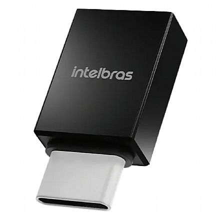 Adaptador Conversor USB para USB-C - Intelbras ADI20 Cabo & Adaptador - Adaptador Conversor USB para USB-C - Intelbras ADI20