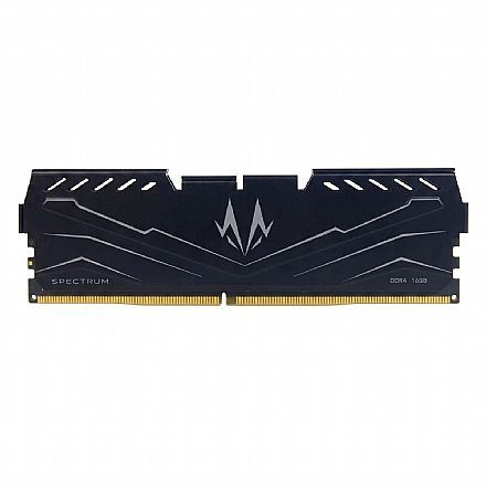 Memória para Desktop - Memória 16GB DDR4 3200MHz Spectrum Blitz S - CL22 - com Dissipador - Preto - ST-RM-BS16G32C22BD4