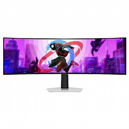 Monitor - Monitor Gamer 49" Samsung Odyssey G9 Curvo OLED - DQHD 5120x1440 - 240Hz - 0.03ms - HDR10+ - FreeSync Premium Pro - LED RGB - HDMI/DisplayPort/Micro HDMI - LS49DG930SLMZD