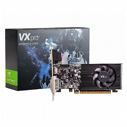 Placa de Vídeo GeForce GT 210 1GB GDDR3 64bits - Low Profile - VxPro - VXG210LP-1GD3 Placa de Vídeo - Placa de Vídeo GeForce GT 210 1GB GDDR3 64bits - Low Profile - VxPro - VXG210LP-1GD3