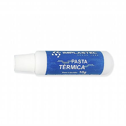 Pasta térmica - Pasta Térmica Implastec - Bisnaga 10g