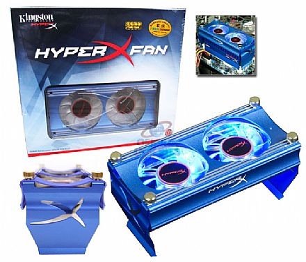 Cooler para Memória - até Triple Channel - Kingston HyperX Fan KHX-FAN Cooler CPU - Cooler para Memória - até Triple Channel - Kingston HyperX Fan KHX-FAN