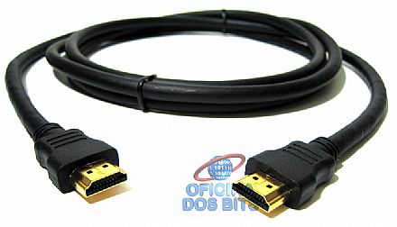 Cabo & Adaptador - Cabo HDMI 1.4 - 1,50 metros - 3D High Speed Full HD - Gold Flash