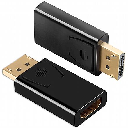 Cabo & Adaptador - Adaptador Conversor DisplayPort para HDMI - (DisplayPort M X HDMI F)