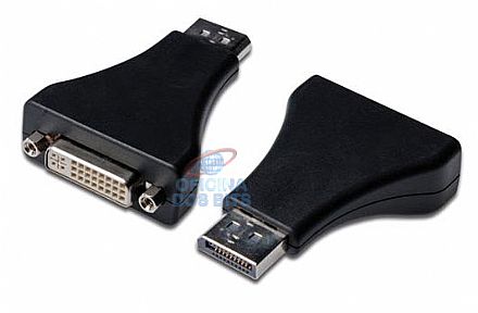 Cabo & Adaptador - Adaptador Conversor DisplayPort para DVI-I - (DisplayPort M X DVI-I F)