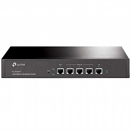 Roteador Load Balance - Roteador Load Balance TP-Link TL-R480T+ - até 4 portas WAN (redundante) - Controle de Banda - Espelhamento de porta - Open Box