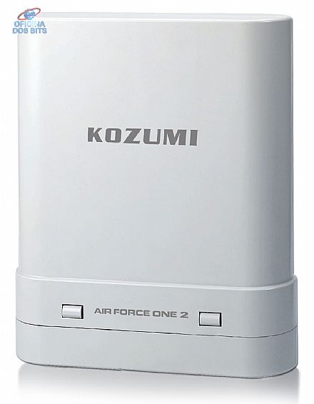 Roteador, Repetidor & Acess Point - CPE Kozumi Air Force One 2 V2 - Wi-Fi Externo - 400mW - 2.4GHz - PoE - Antena 14dBi