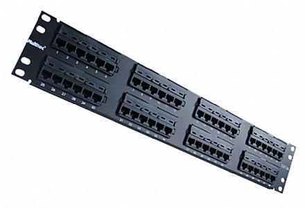 Rede Switch - Patch Panel 48 Portas Cat 5e - Intense