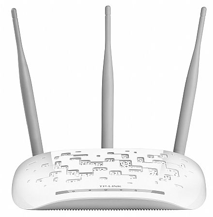 Roteador, Repetidor & Acess Point - Access Point TP-Link TL-WA901ND - PoE - 450Mbps - Extensor de Alcance Wi-Fi / Repetidor de Sinal - 3 antenas 5dBi destacáveis