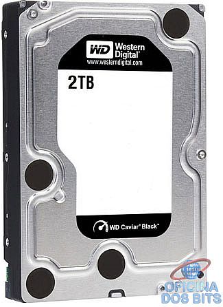 HD (Disco Rígido) - HD 2TB para Notebook Western Digital Blue - 5400RPM - 128MB Cache - Slim 7mm - WD20SPZX