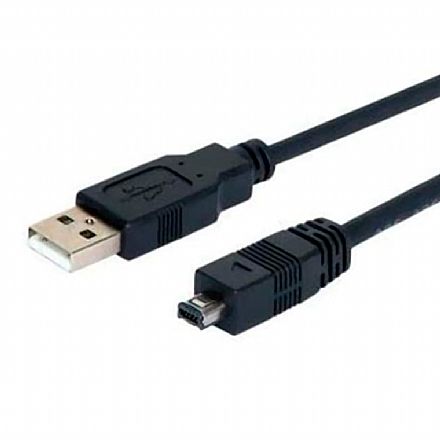 Cabo & Adaptador - Cabo USB para Mini USB - 4 pinos mini B-4 - para Câmera Digital