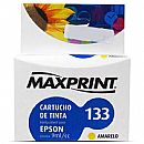 Cartucho compatível Epson 133 Amarelo - T133420 - Maxprint 6111148 - para Epson Stylus T22/ T25/ TX120/ TX123/ TX125/ TX235W/ TX420W/ TX320F - Outlet