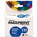 Cartucho compatível Epson 135 Preto - T135120 - Maxprint 6111129 - para Epson Stylus T25/ TX123/ TX125/ TX133/ TX135