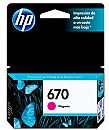 Cartucho HP 670 Magenta - CZ115AB - Para HP 4625 / 4615 / 5525 / 3525