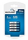 Pilha Recarregável AAA Multilaser CB050 - 1000 mAh - 4 unidades