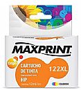 Cartucho compatível HP 122XL Colorido - CH564HB - Maxprint 6111607 - Para HP Deskjet 1000, 2000, 2050, 3050