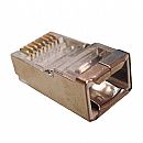 Plug Conector RJ45 Macho Cat 6 - 8 vias - Blindado - WT-6066-SOLID