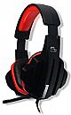 Headset Gamer Multilaser PH120 - com Controle de Volume - Conector P2 - Preto e Vermelho