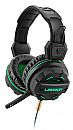 Headset Gamer Multilaser Warrior PH143 - com Microfone - LED Verde - Conector P2 e USB - Preto