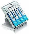 Carregador de Pilhas Multilaser AA e AAA - com 4 pilhas AA 2500mAh - CB054
