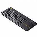 Teclado sem Fio Logitech Touch K400 Plus - G HUB - USB - Touchpad Multitoque - ABNT2 - Ideal para Smart TV - 920-007125