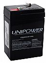 Bateria 6V / 4,5Ah - ideal para balanças e brinquedos - Selada Estacionária - Unipower UP645SEG