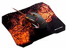 Kit Mouse e Mousepad Gamer Multilaser - 3200dpi - 8 Botões - MO256