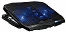 Suporte para Notebook C3Tech - até 17" - com LED - 5 Ajustes de Altura - 2 portas USB - NBC-100BK