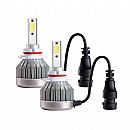 Lâmpada Automotiva H3 30W Super LED COB - 6200K - 2000 Lúmens - Resistente a Água - Soquete Removível - Par - Multilaser AU833