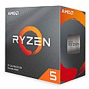 AMD Ryzen 5 3600 Hexa Core - 12 Threads - 3.6GHz (Turbo 4.2GHz) - Cache 32MB - AM4 - TDP 65W - Wraith Stealth Cooler - 100-100000031BOX - sem gráfico integrado