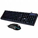 Kit Teclado e Mouse Gamer HP KM200 - ABNT2 - USB - Iluminação RGB - 2400dpi - 7JH33AA