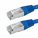 Cabo de Rede FTP (Patch Cord) RJ45 Cat 5e - Blindado - 2 metros - Azul - Chip SCE 018-1074