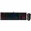 Kit Gamer Redragon - Teclado Mecânico Mitra RGB + Mouse Cobra Chroma