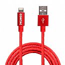 Cabo Lightning para USB - com Certificação MFI - 1 metro - Vermelho - Comtac 9369