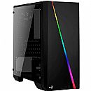 Gabinete Gamer Aerocool Cylon Mini - Frontal RGB - Lateral em Acrilico - Mini Tower - Preto