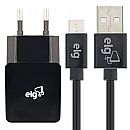 Carregador de Parede - com Cabo Micro USB - ELG KT510WC