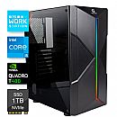 Computador WorkStation Bits 2024 - Intel i5 14400F, 16GB, SSD 1TB, Nvidia Quadro T400