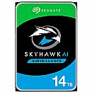 HD 14TB SATA - 7200RPM - 256MB Cache - Seagate SkyHawk AI Surveillance - ST14000VE0008 - Ideal para Vigilância