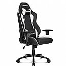 Cadeira Gamer AKRacing Nitro - Encosto Reclinável 180° - Construção em Aço - Preta e Branca - 10027-0